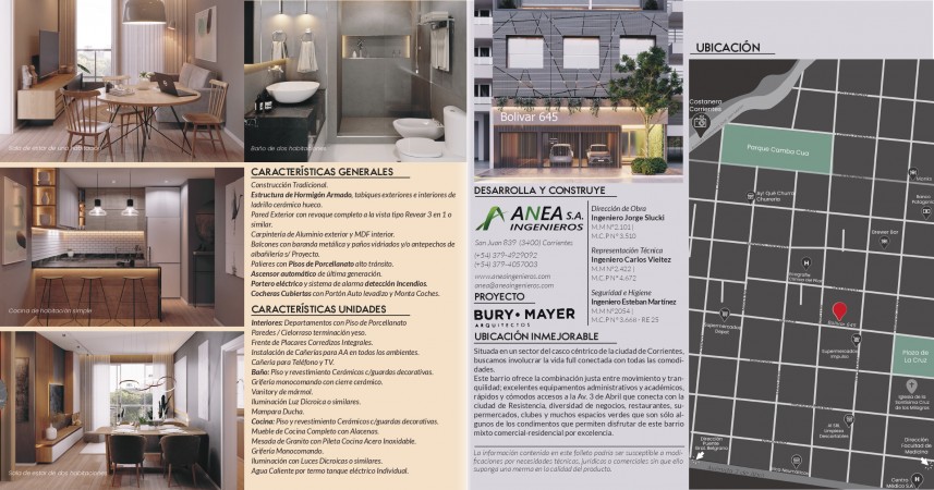 SE VENDE DEPARTAMENTO. BOLIVAR N° 645-CORRIENTES