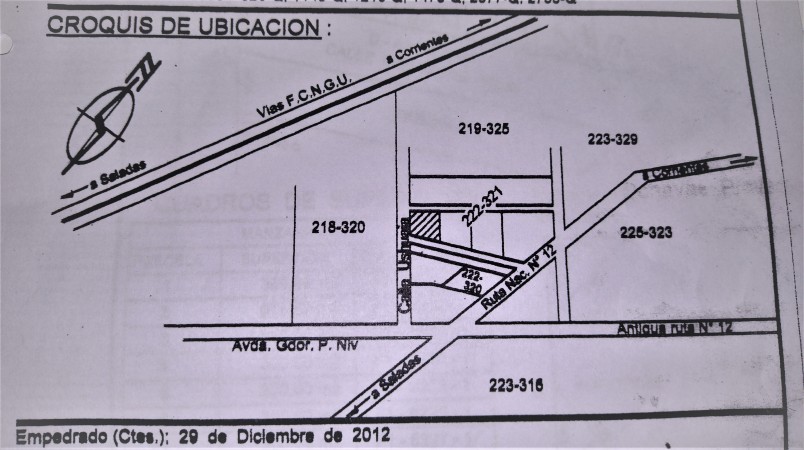 SE VENDE TERRENO. CORRIENTES-EMPEDRADO-PARAJE LAS LOMAS